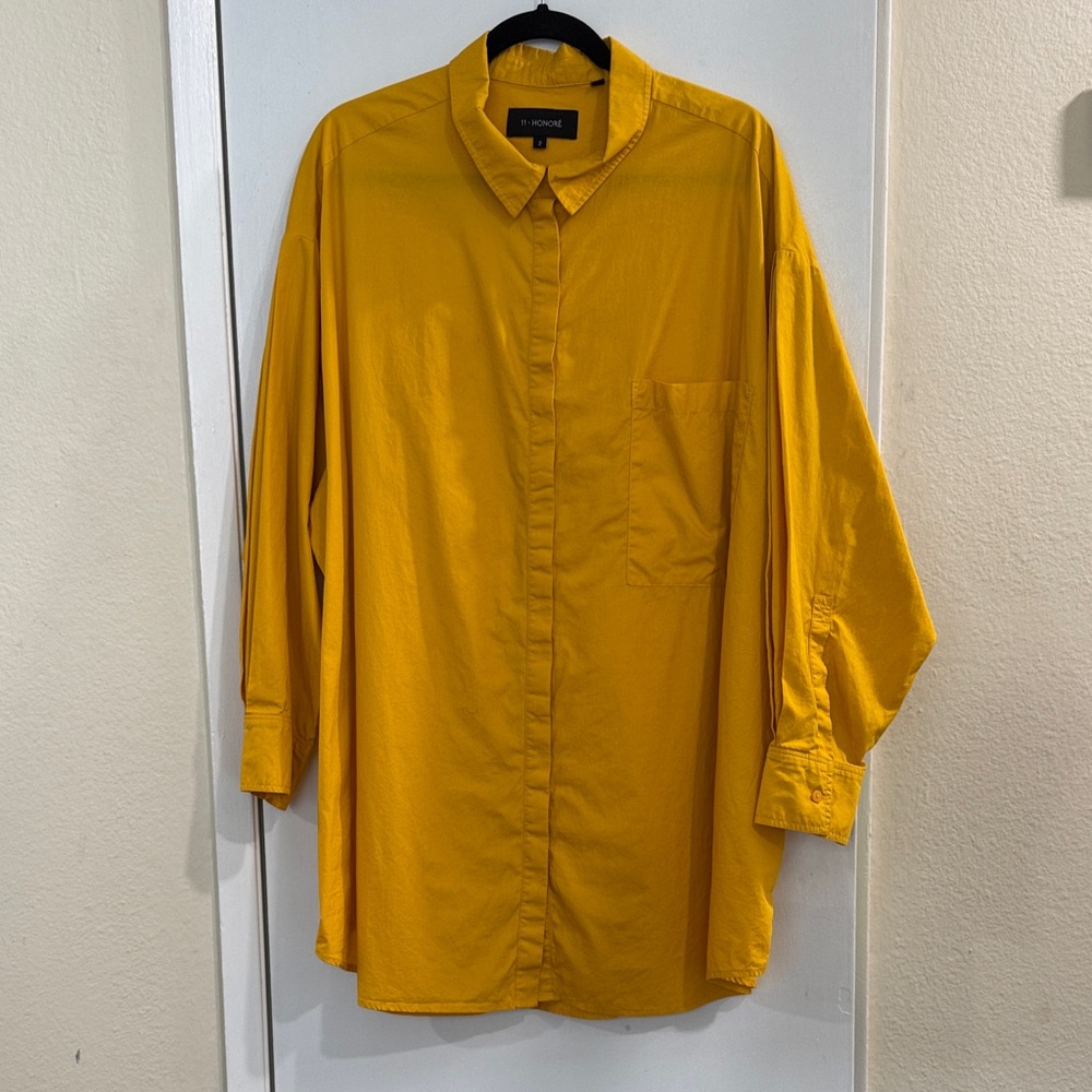 11 Honore Mustard Tunic Top